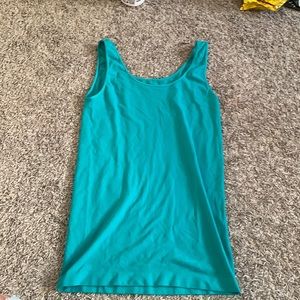 blue stretchy tank top size small (worn once)